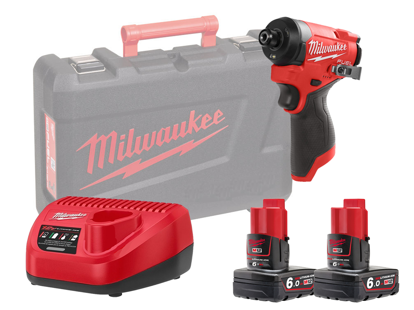 Milwaukee 12v Fuel Gen 2 Compact Impact Driver - M12FID2-602X