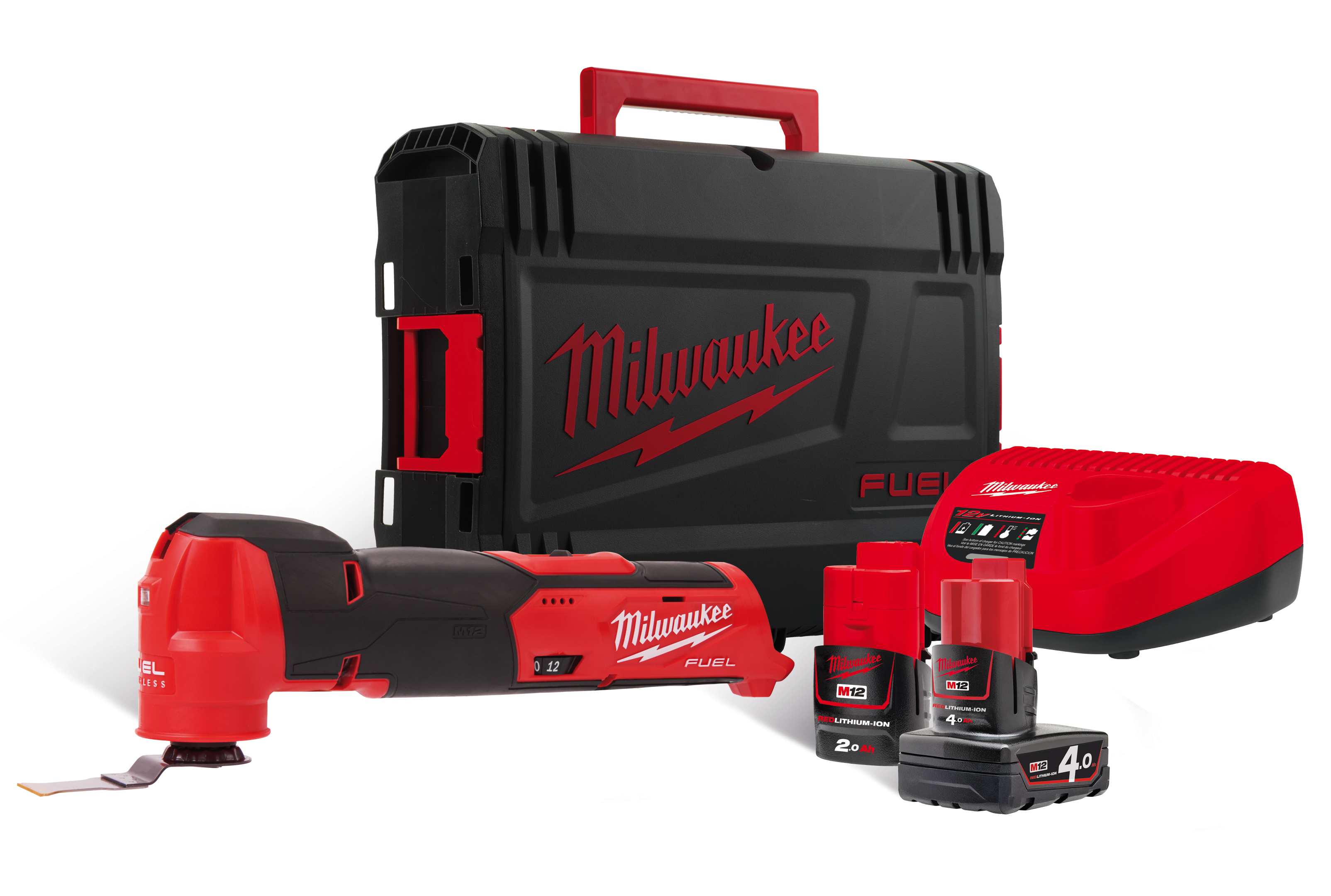 Milwaukee M12FMT-422 x Brushless Quick Release Multi Tool 12V Fuel - 4.0Ah/2.0Ah Pack