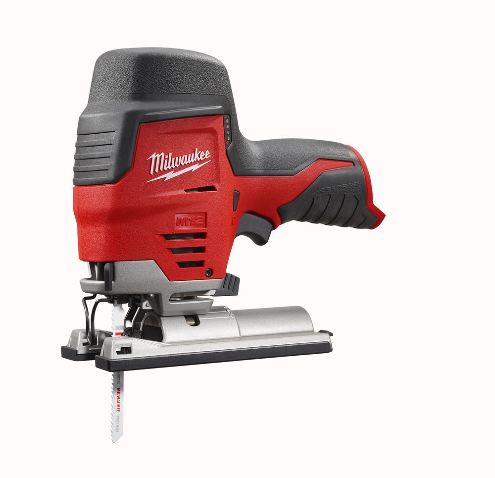 Milwaukee M12JS 12V Sub Compact Brushed Jigsaw With Quick-Lok T-Shank Blade Clamp - Body Only
