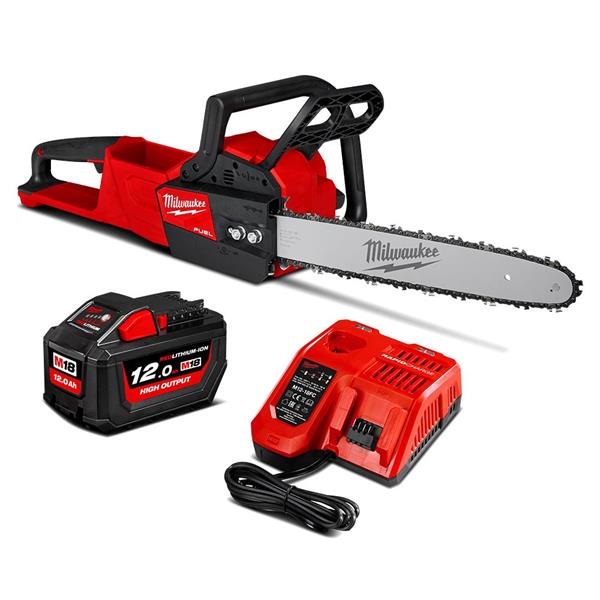 Milwaukee 18V Fuel Brushless 12in / 300mm Chainsaw - M18FCHSC - 12.0ah Pack