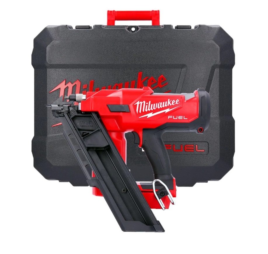 Milwaukee M18FFN-0C 18v Fuel 1st Fix Nail Gun Framing Nailer Gasless - Body Only &amp; Case