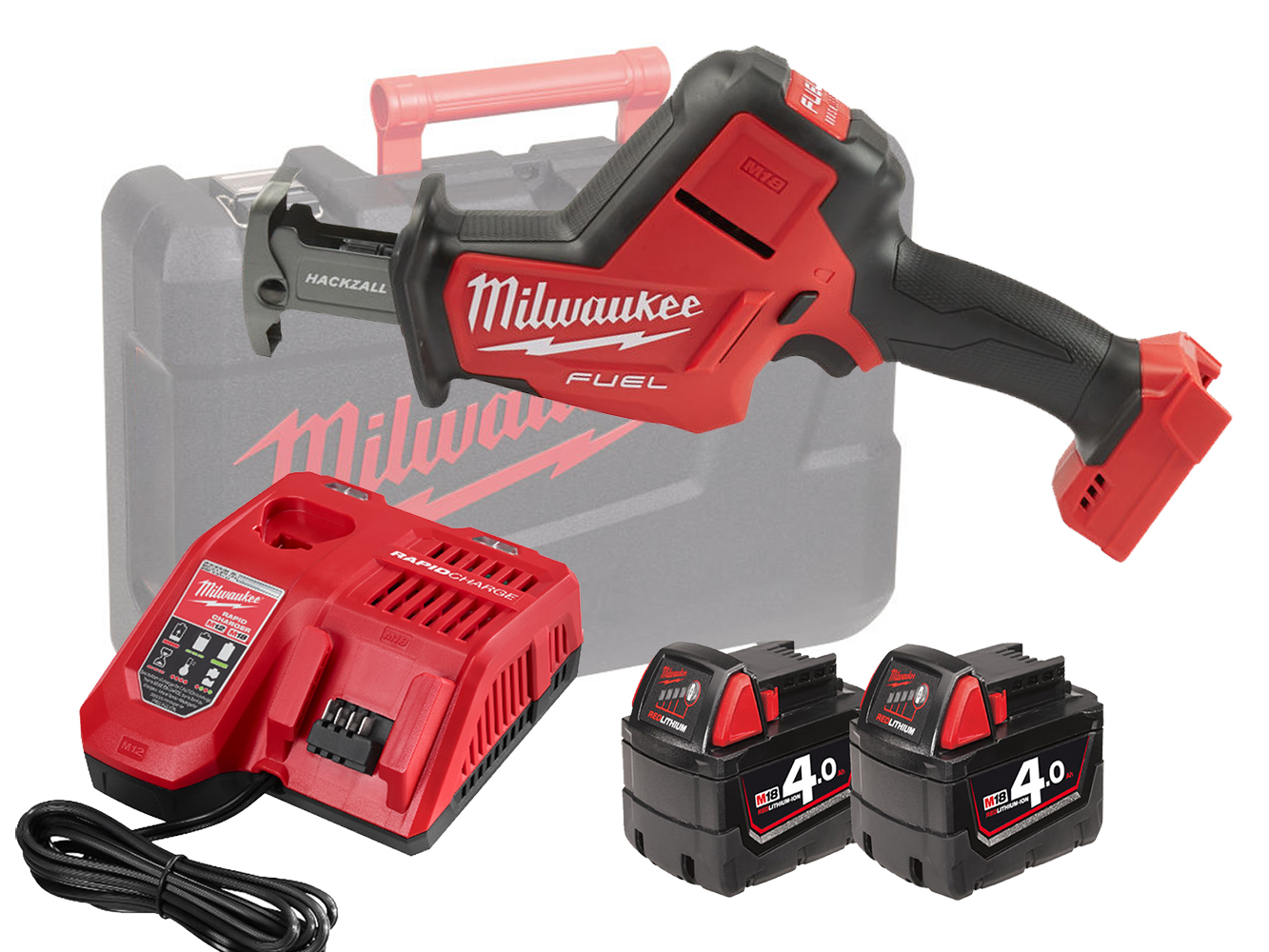 Milwaukee M18FHZ 18V Fuel Brushless Hackzall (Reciprocating Saw) - 4.0Ah Pack