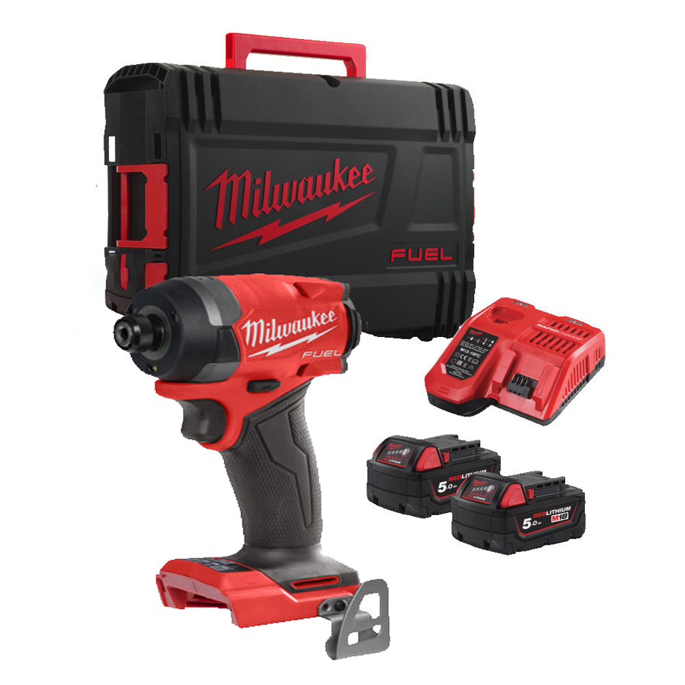 Milwaukee M18FID3-502X 18V Fuel Brushless Gen 3 Heavy-Duty Impact Driver - 5.0ah Pack