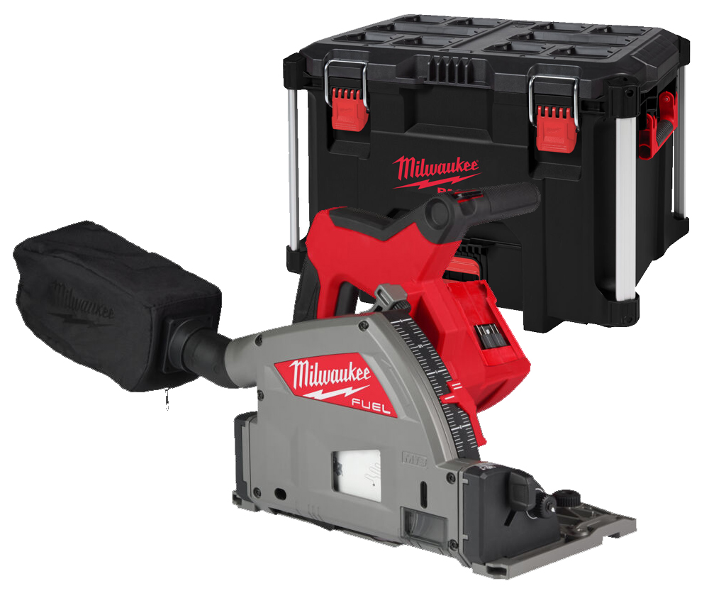 Milwaukee M18FPS55-0P 18v Fuel Brushless 165mm Plunge Saw - Body &amp; Packout Box