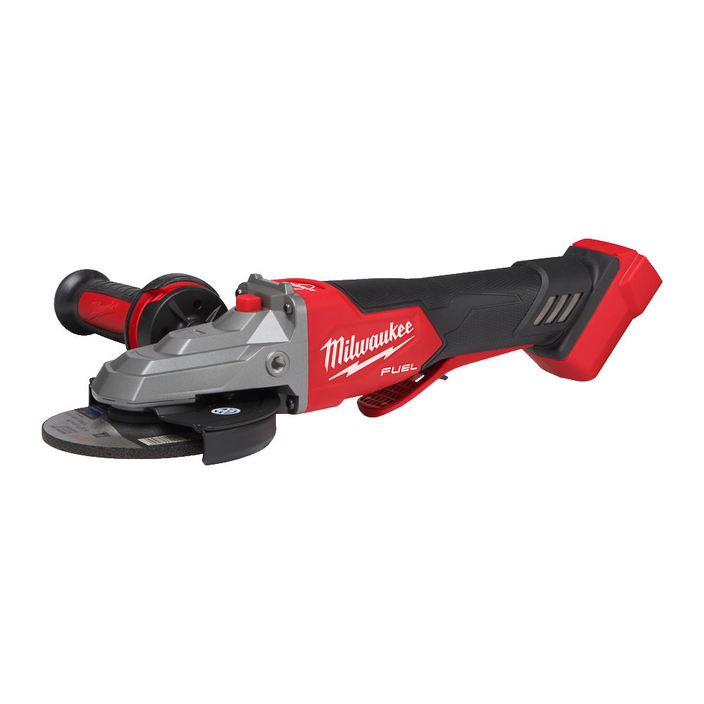 Milwaukee 18v Fuel Brushless 125mm Flat Head Angle Grinder - M18FSAGF125XPDB - Body Only