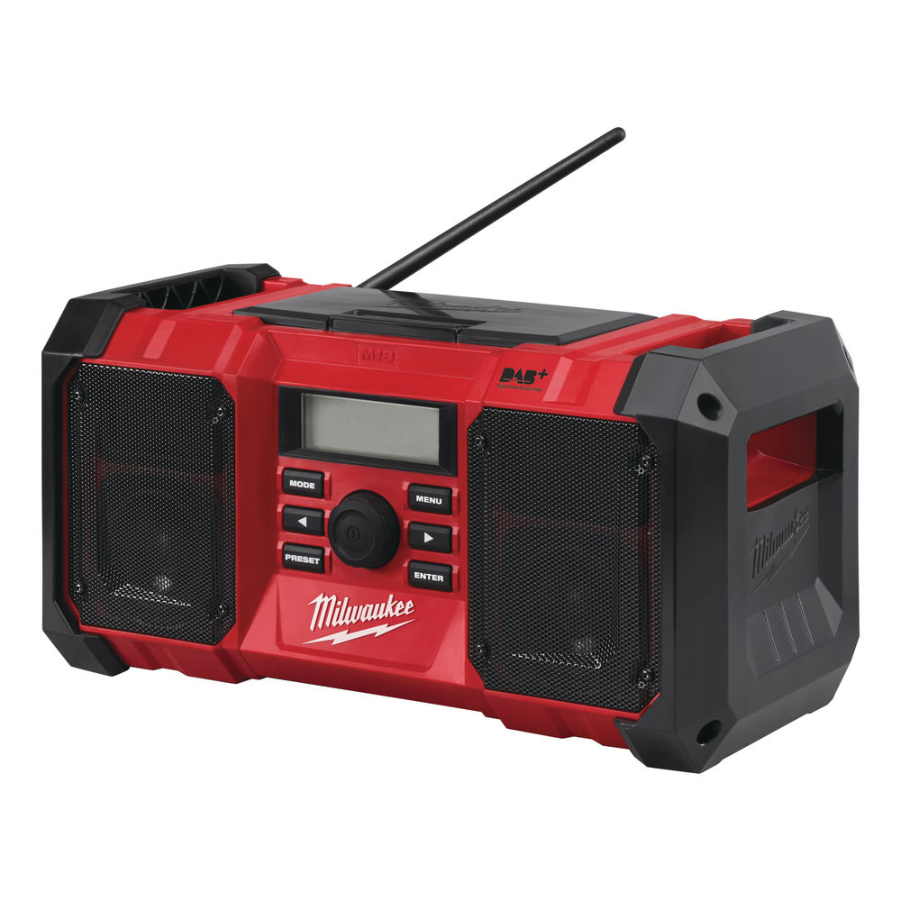 Milwaukee M18JSRDAB+ 18V &amp; 240V Dab+ Jobsite Radio - Body Only