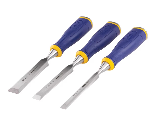 Irwin MS500 All-Purpose Chisel Set of 3: 12 - 19 & 25mm - 10503426
