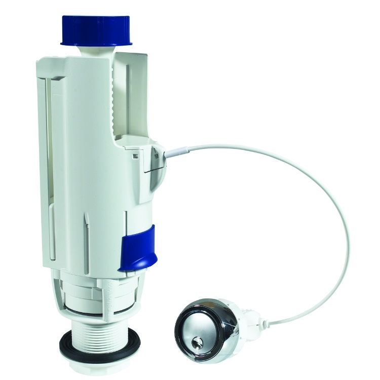 Multikwik Dualflush Valve 1.1/2in 800mm Chrome Plated (CP)