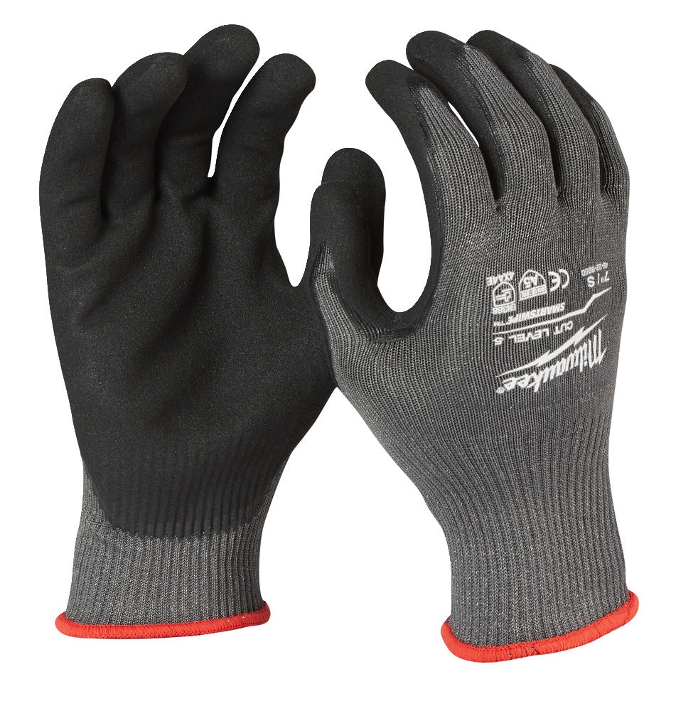 Milwaukee Cut Resistant Gloves - Level 5 Dipped - M/8 - 4932471424