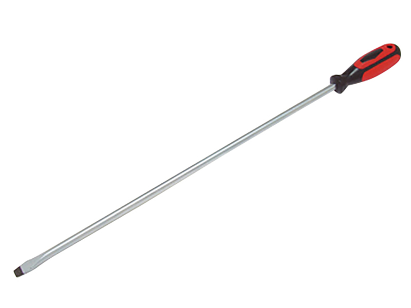 Monument Long Reach Screwdriver Magnetic Flat 450mm - 1518D