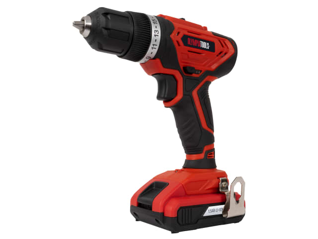 Olympia Tools 20v Li-Ion Cordless Drill Driver - OLPDD20VLI