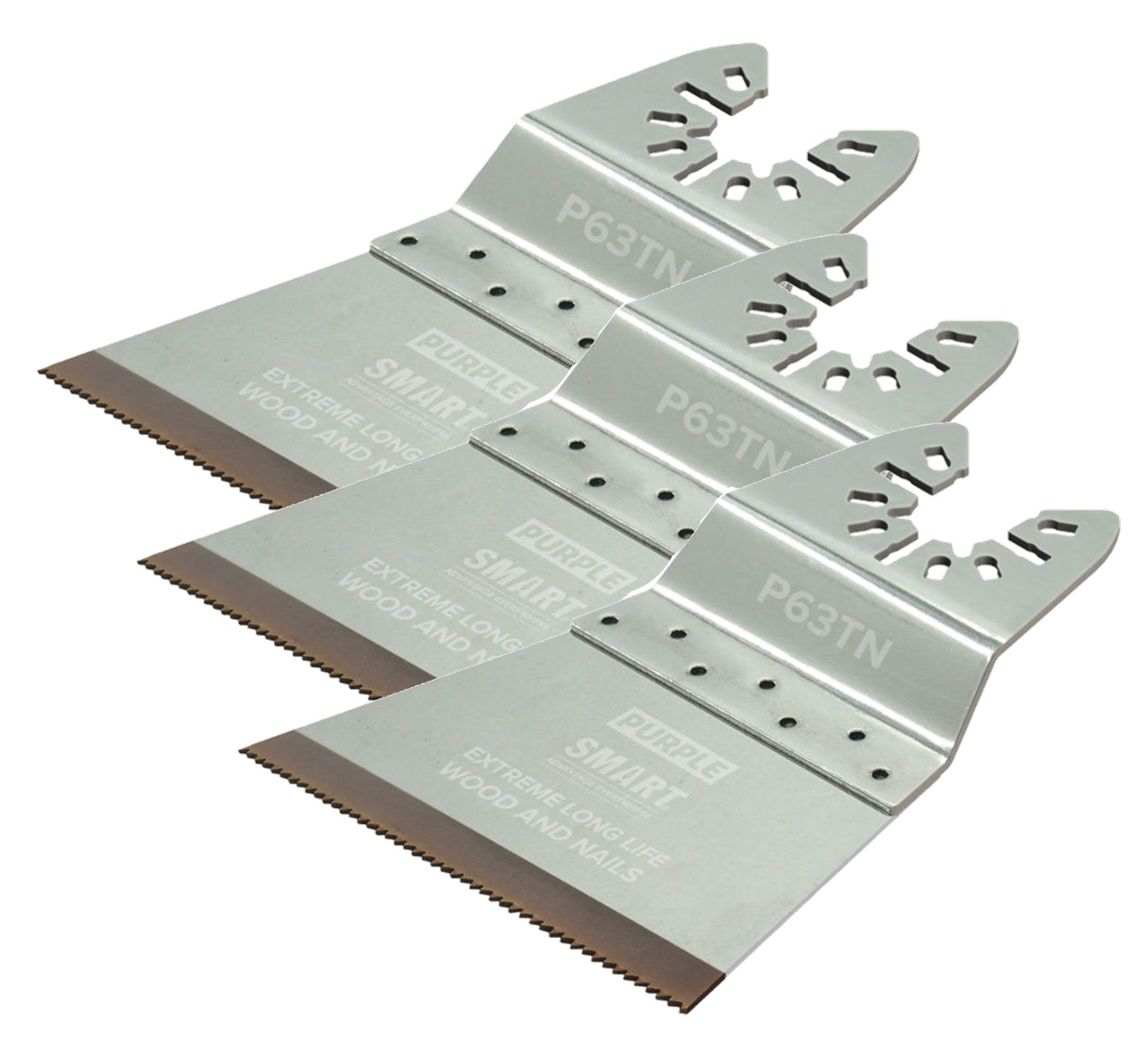 Smart Multi Tool Blade - 63mm Purple Series Titanium Alloy Bi-Metal - P63TN3