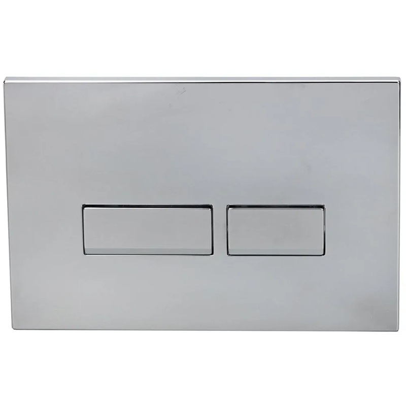 Nevada Pneumatic Square Push-Button - Chrome Plated