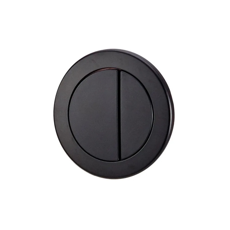 CONCEALED PUSH BUTTON ROUND BLACK PB-RNDBK