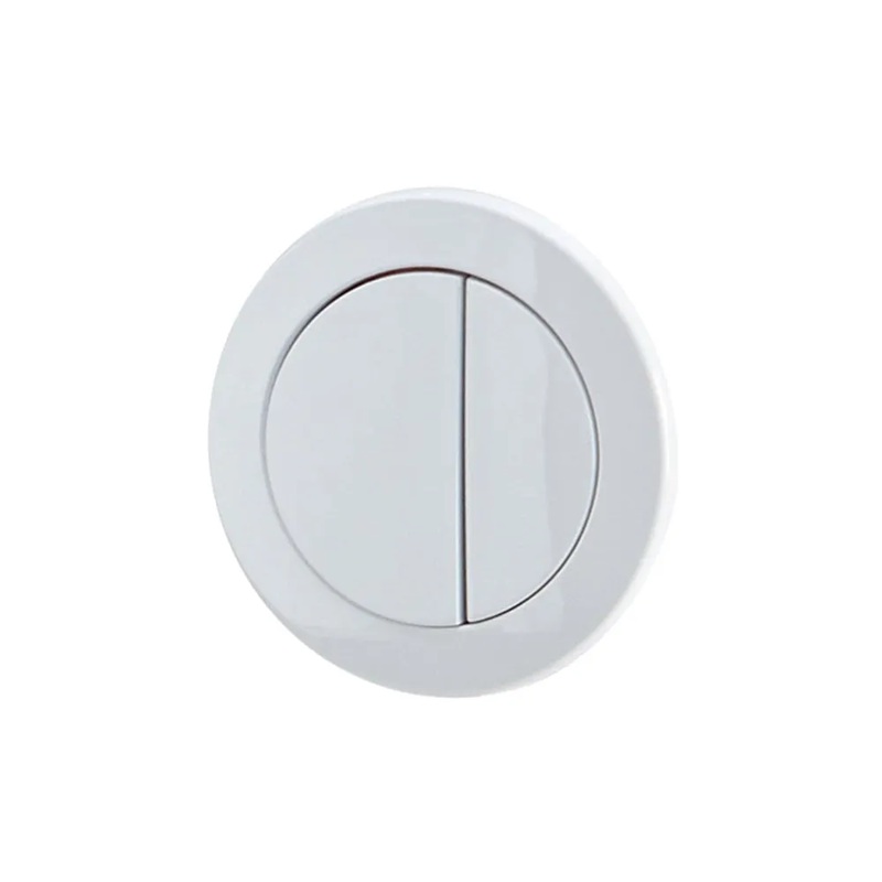 CONCEALED PUSH BUTTON ROUND WHITE PB-RNDWH