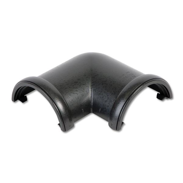 Floplast RA1CI 112mm Half Round Gutter - 90* Degree Angle - Faux Cast Iron