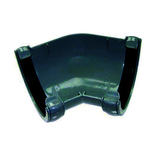 Floplast RAM2AG 76mm Miniflo Gutter - 135 Degree Angle - Anthracite Grey