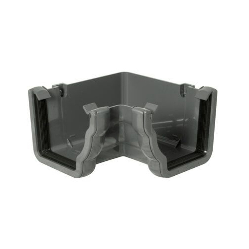 Floplast RAN1AG 110mm Niagara Ogee Gutter - 90* Internal Angle - Anthracite Grey