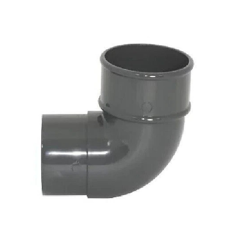 Floplast RBM1GR 50mm Miniflo Downpipe - 92.5 Degree Offset Bend - Grey