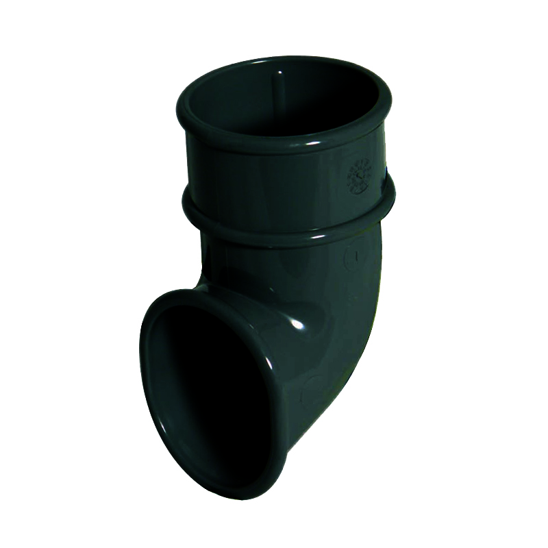 Floplast RBM3AG 50mm Miniflo Downpipe - Shoe - Anthracite Grey