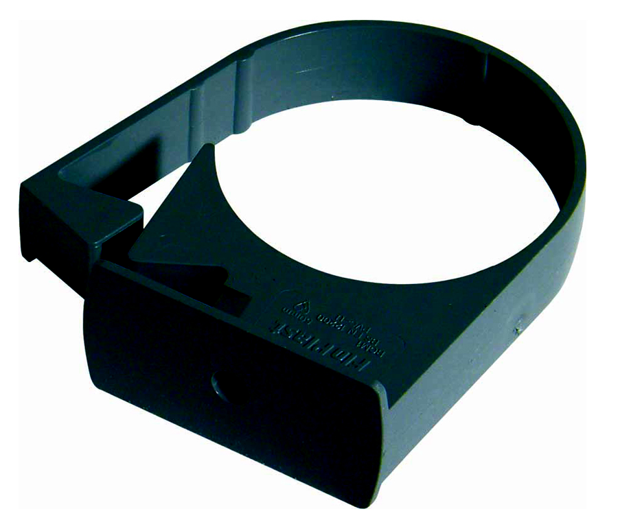 Floplast RCM1AG 50mm Miniflo Downpipe - Pipe Clip - Anthracite Grey
