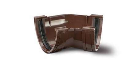Polypipe Polyflow Gutter 135 Degree Angle Brown