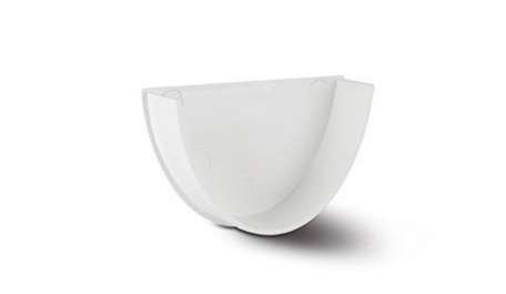 Polypipe Polyflow Gutter Internal Stop End White - RD508W