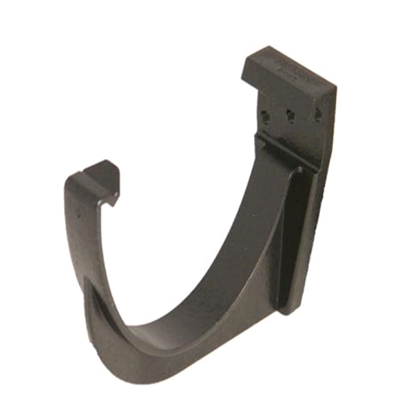 Floplast RKH1CI 115mm Hi-Cap (Deepflow) Gutter - Fascia Bracket - Faux Cast Iron