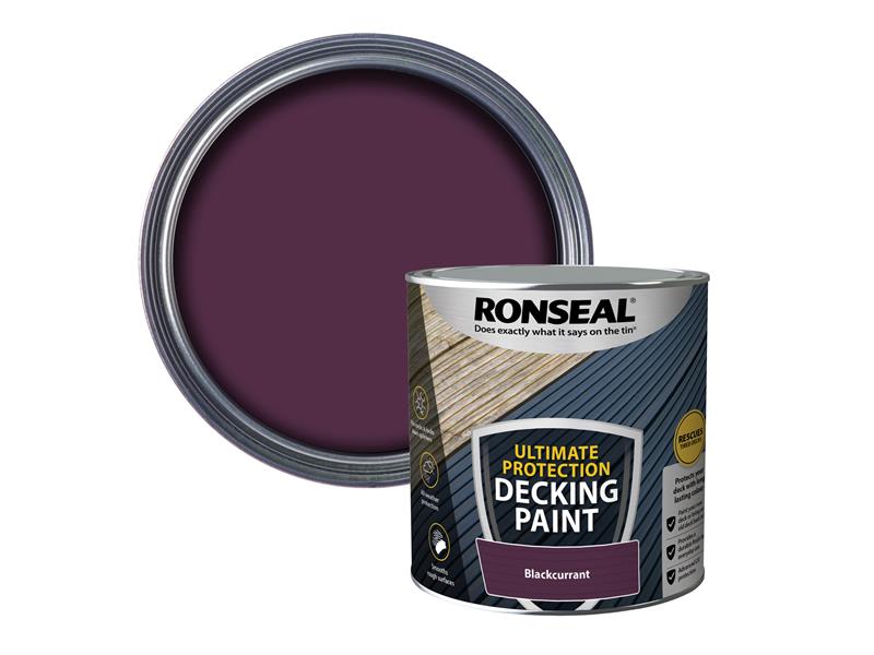 Ronseal Ultimate Protection Decking Paint Blackcurrant 2.5 litre RSLDPBC25L