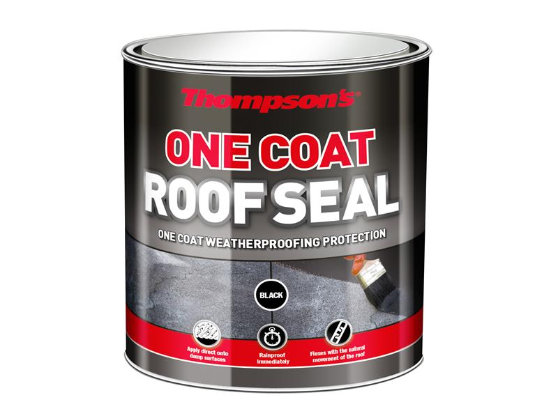 Ronseal Thompson's One Coat Roof Seal Black 5 litre RSLOCRSB5L