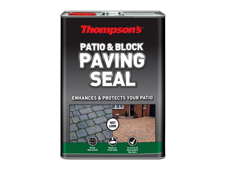 Ronseal Thompson's Patio &amp; Block Paving Seal Wet Look 5 litre RSLPBPSWL5L