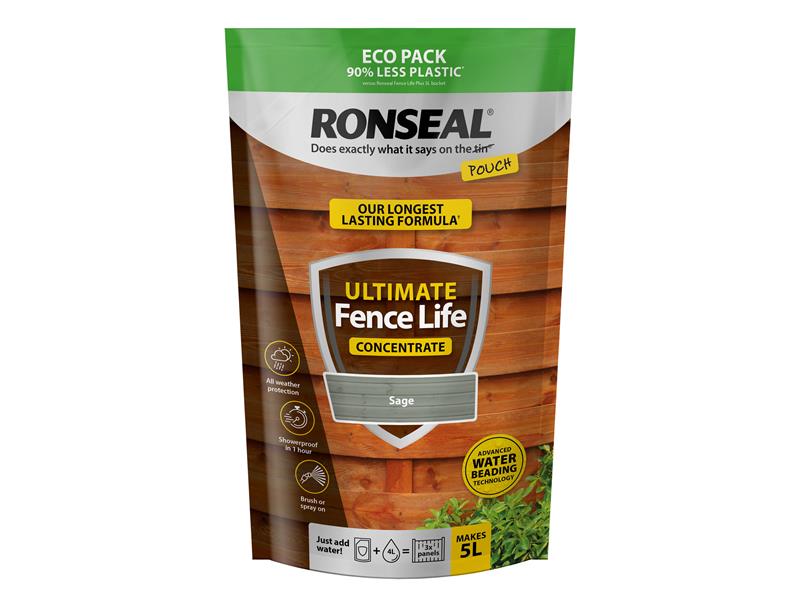 Ronseal Ultimate Fence Life Concentrate Sage 950ml RSLUFLCS950