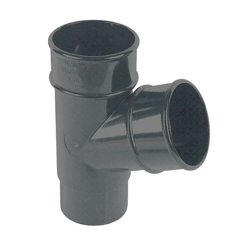Floplast RYM1AG 50mm Miniflo Downpipe - Y Branch - Anthracite Grey