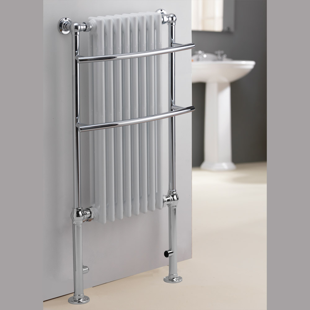 ROMA TOWEL RAIL 1100x630 CP/WH ROM-11X63