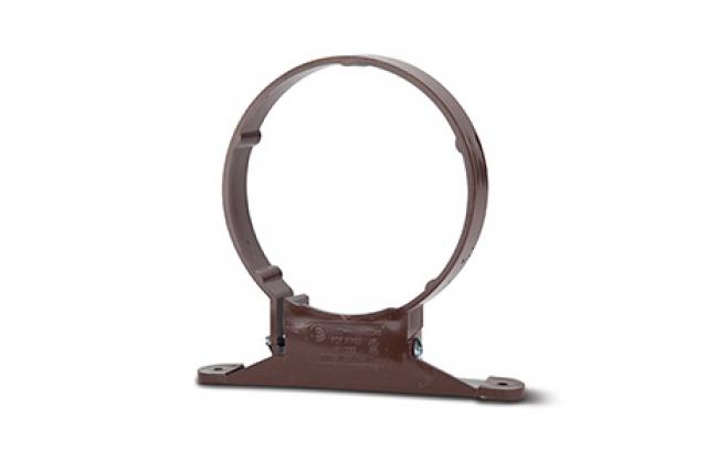 Polypipe 110mm / 4in Soil System - Pipe Clip - Brown