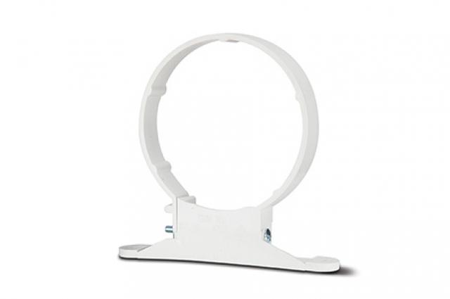 Polypipe 110mm / 4in Soil System - Pipe Clip - White
