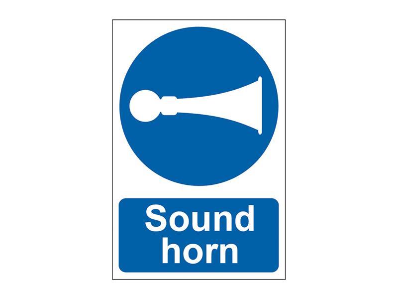 Scan Sound Horn  - PVC Sign 200 x 300mm SCA0250