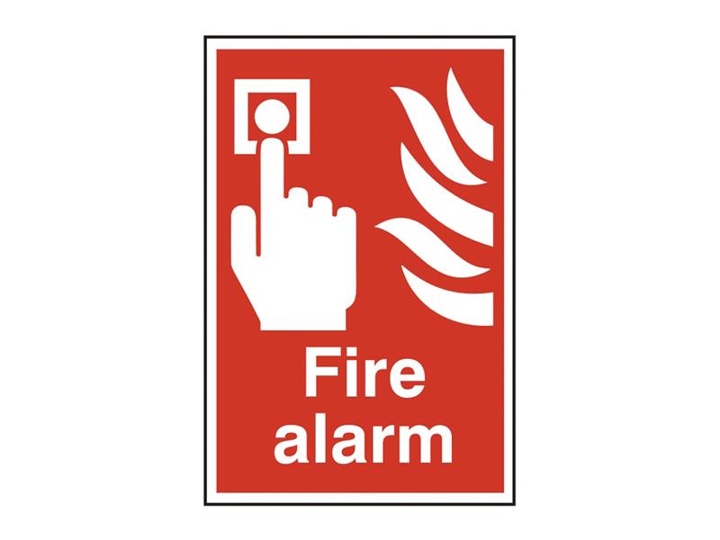 Scan Fire Alarm - PVC Sign 200 x 300mm SCA1400