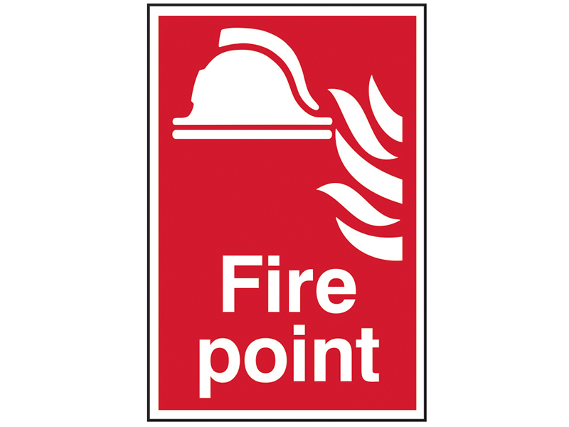 Scan Fire Point - PVC Sign 200 x 300mm SCA1451