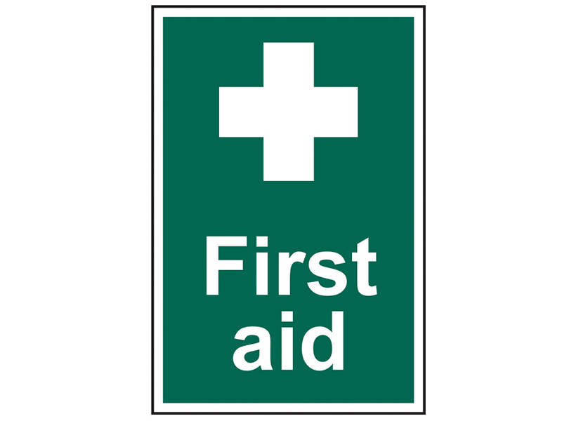 Scan First Aid - PVC Sign 200 x 300mm SCA1550