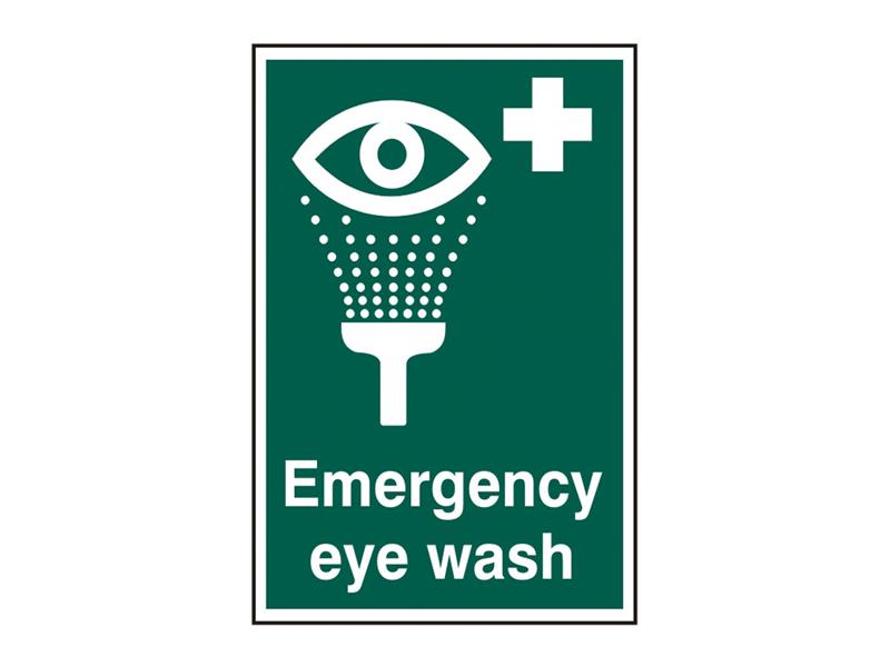 Scan Emergency Eye Wash - PVC Sign 200 x 300mm SCA1554