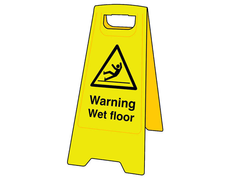 Scan Warning Wet Floor - Heavy Duty 'A' Board SCA4702