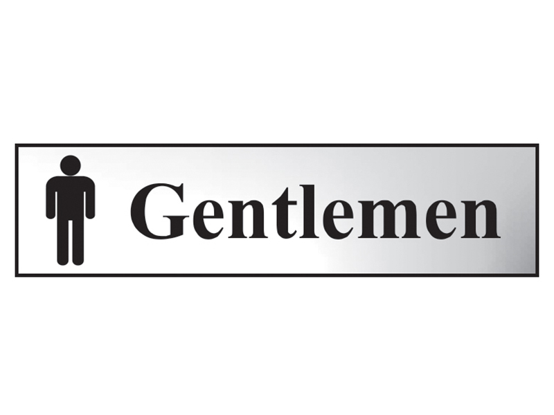 Scan Gentlemen - Polished Chrome Effect 200 x 50mm SCA6003C
