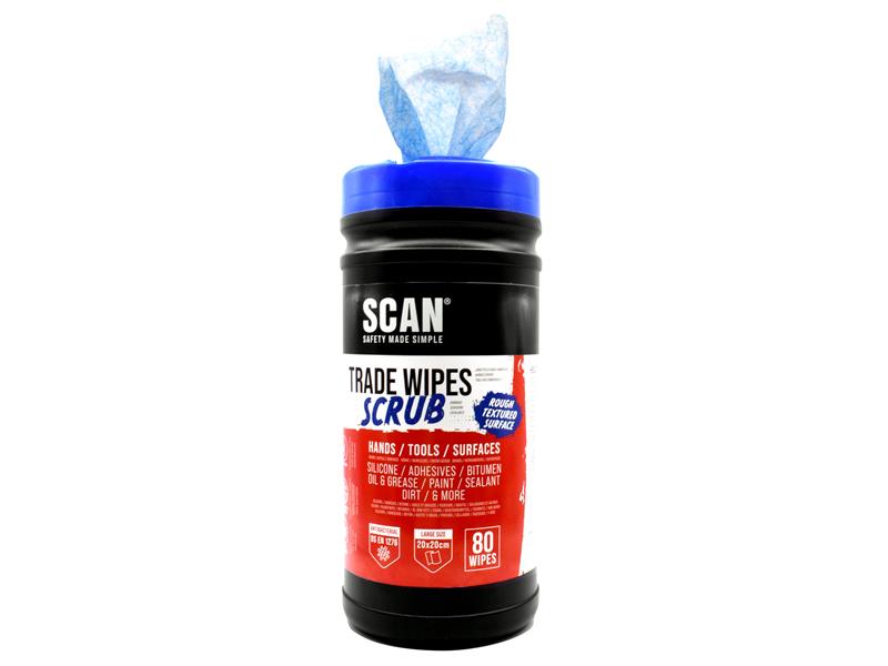 Scan Scrub Wipes (Tub 80) SCACWS80