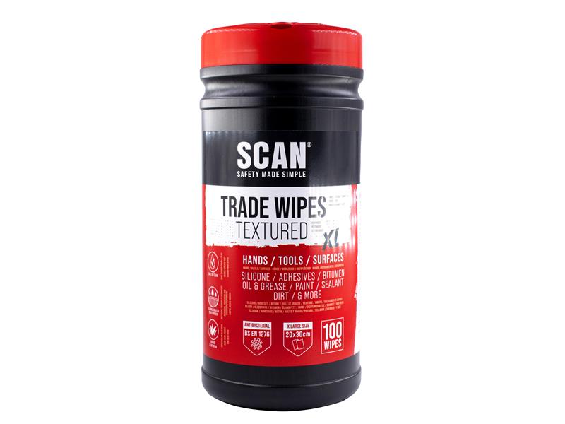 Scan Heavy-duty Trade Wipes (Tub 100) SCACWT100