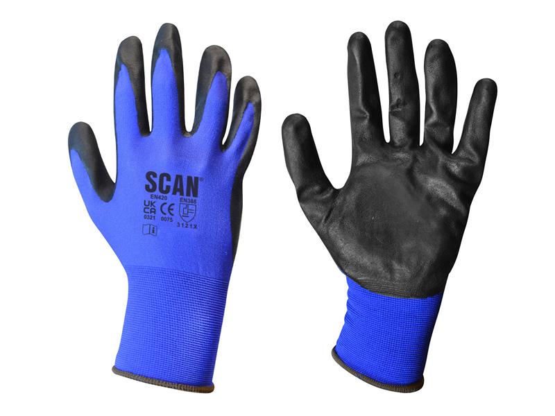 Scan Max - Dexterity Nitrile Gloves - XL (Size 10) SCAGLODEXTXL