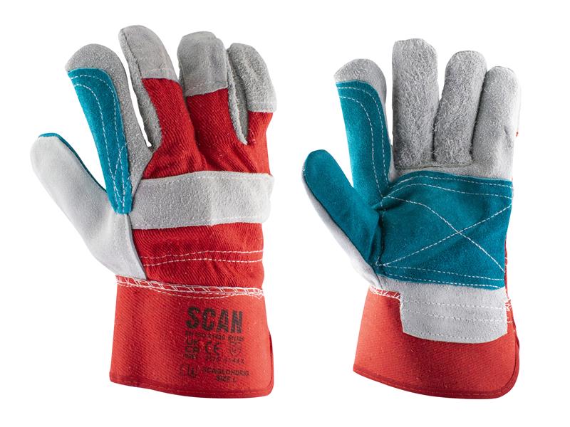 Scan Heavy-Duty Rigger Gloves - Large SCAGLOHDRIG