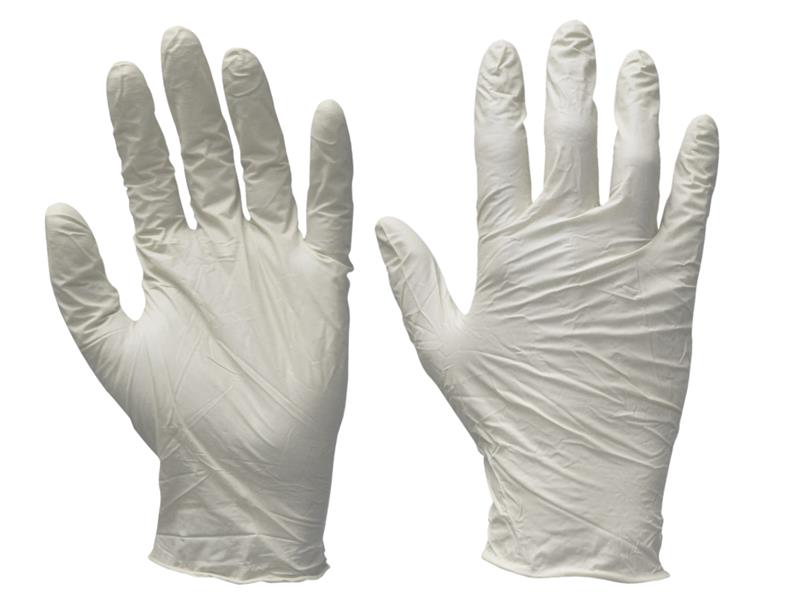 Scan Vinyl Gloves - L (Box 100) SCAGLOVINYL