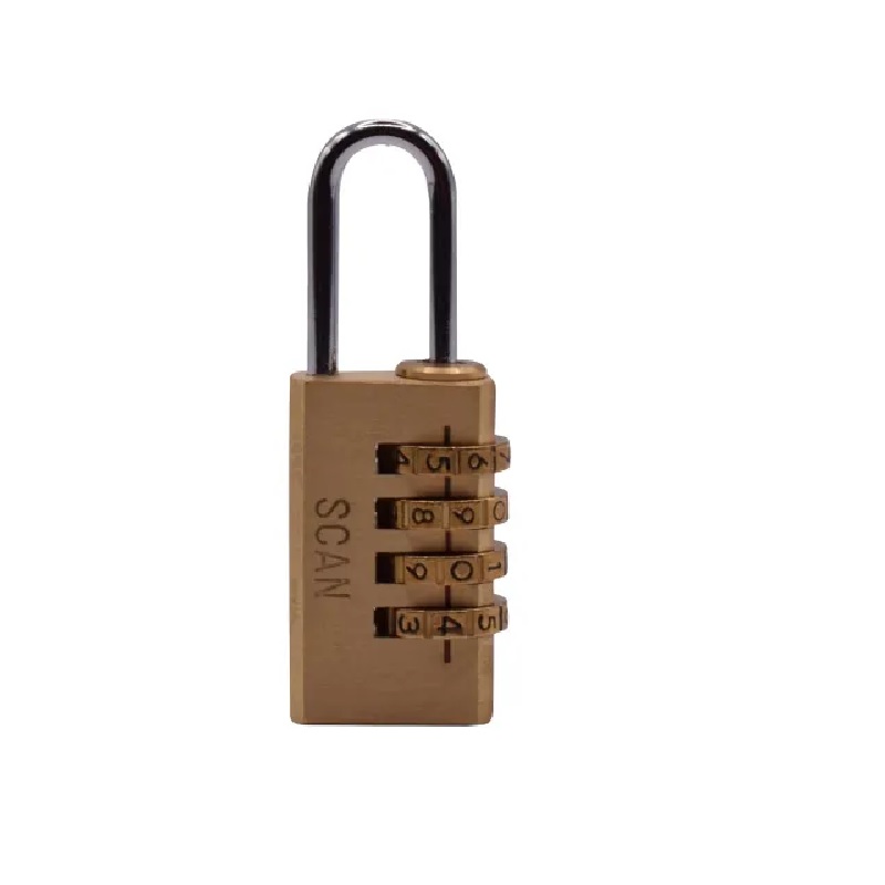 Scan Brass Combination Padlock 20mm