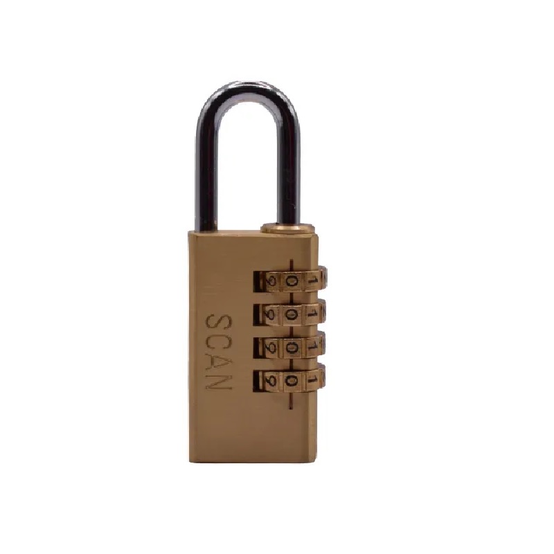 Scan Brass Combination Padlock 28mm